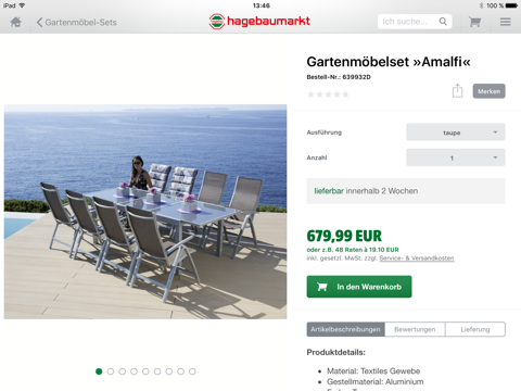 hagebau shop Tablet screenshot 3