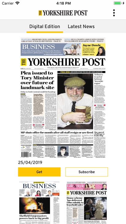 The Yorkshire Post Newspaper