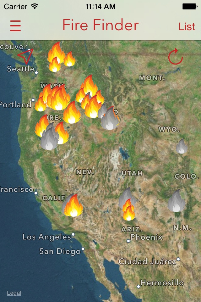 Fire Finder - Wildfire Info screenshot 3