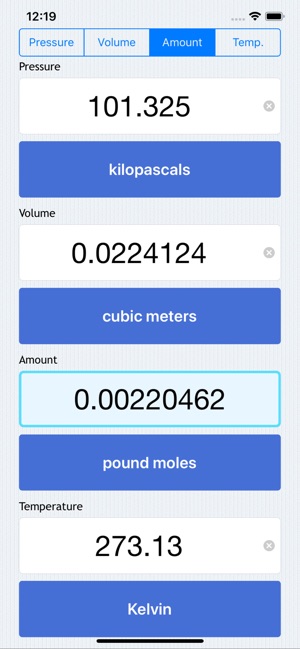 PVnRT - Ideal Gas Calculator(圖3)-速報App