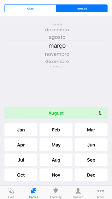 Learn Portuguese - Calendar screenshot 4
