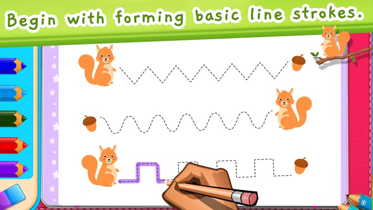 EduLand Tracing Abc Worksheets