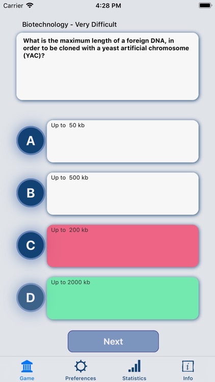 BioScienceQuiz screenshot-4