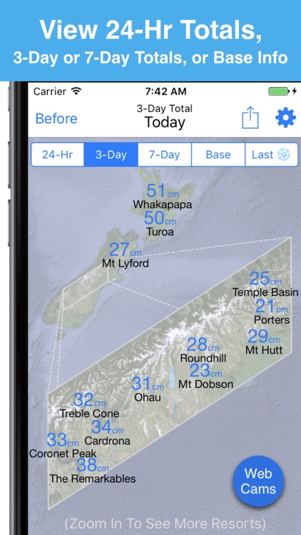 New Zealand Snow Map & Webcams screenshot-4