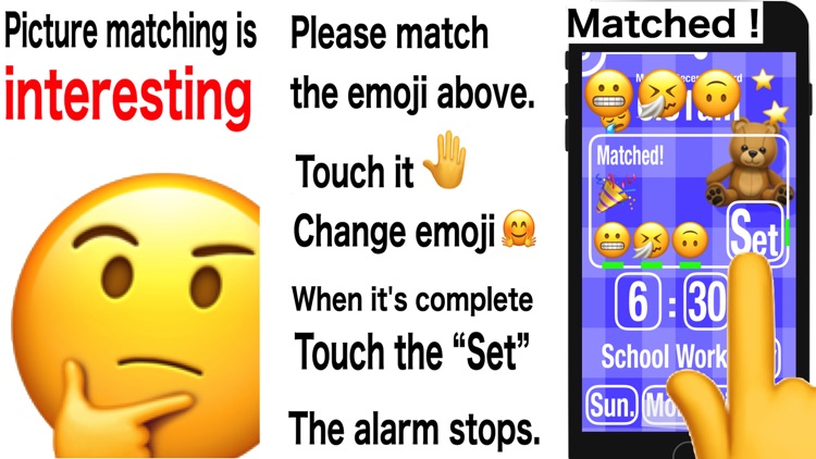 Talking Emoji Alarm(S)
