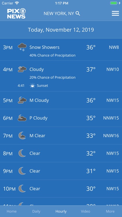 PIX11 NY Weather