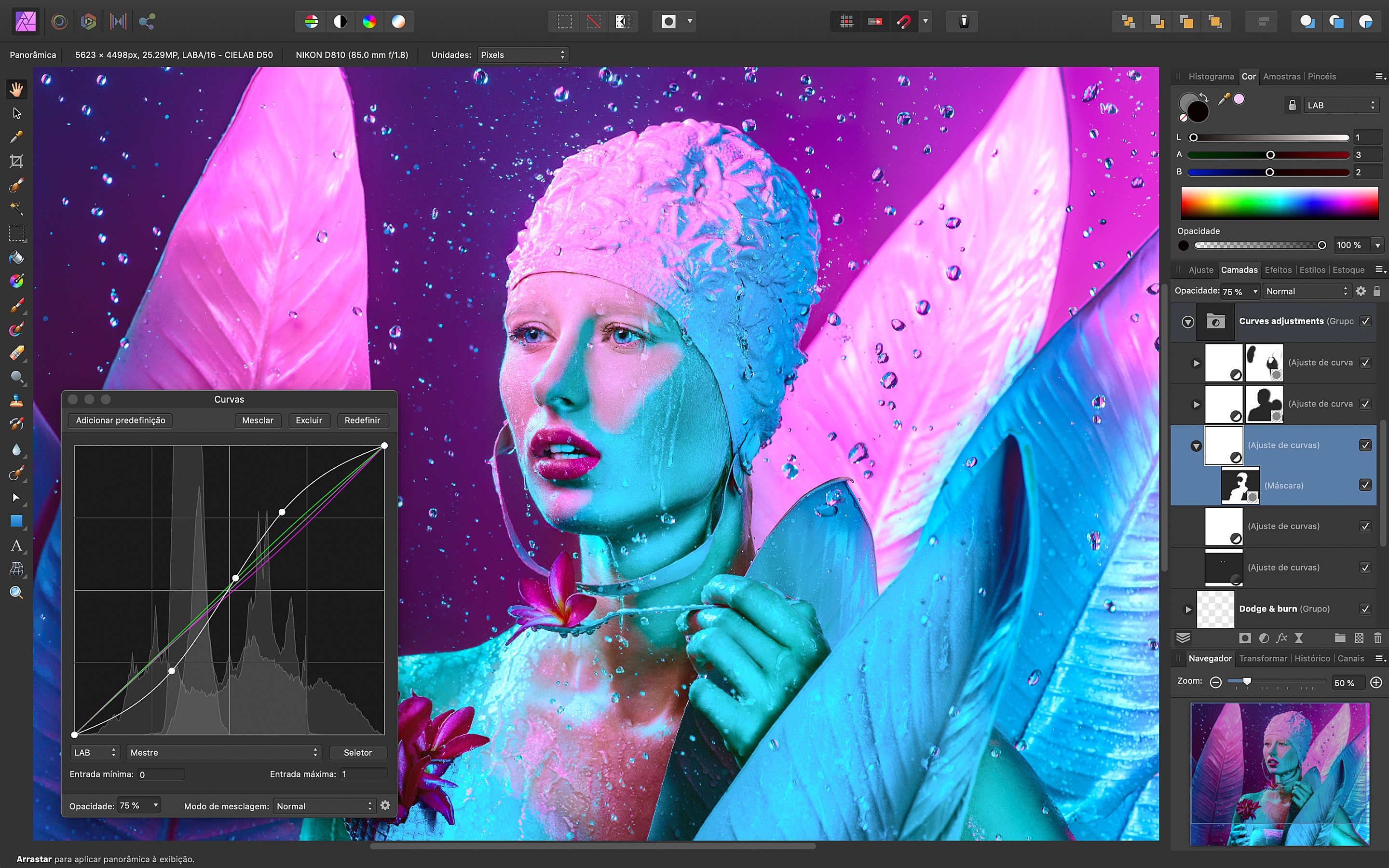 Screenshot do app Affinity Photo