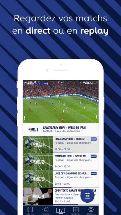 RMC Sport – Live TV, Replay