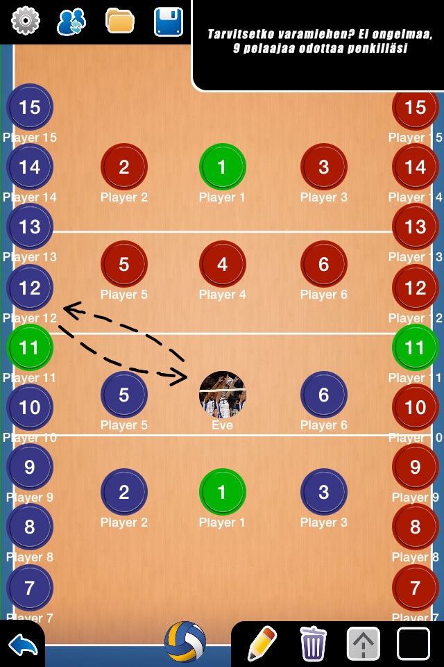 Coach Tactic Board: Volley screenshot 2