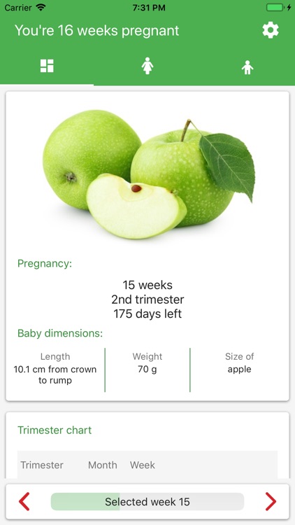 Pregnancy App.