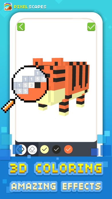 How to cancel & delete Pixelscape - Color by Number from iphone & ipad 3