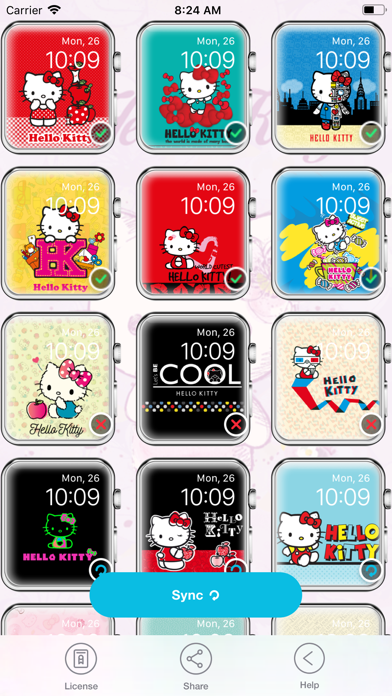 Hello Kitty Watchfacesのおすすめ画像2