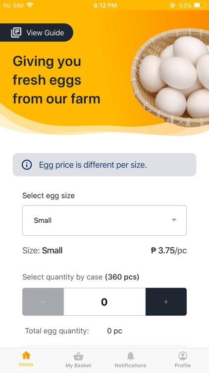 Gapan Fresh Eggs - Customer