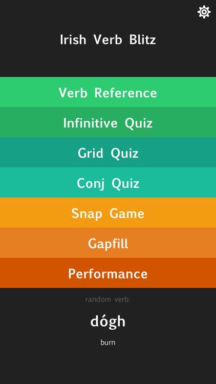 Irish Verb Blitz