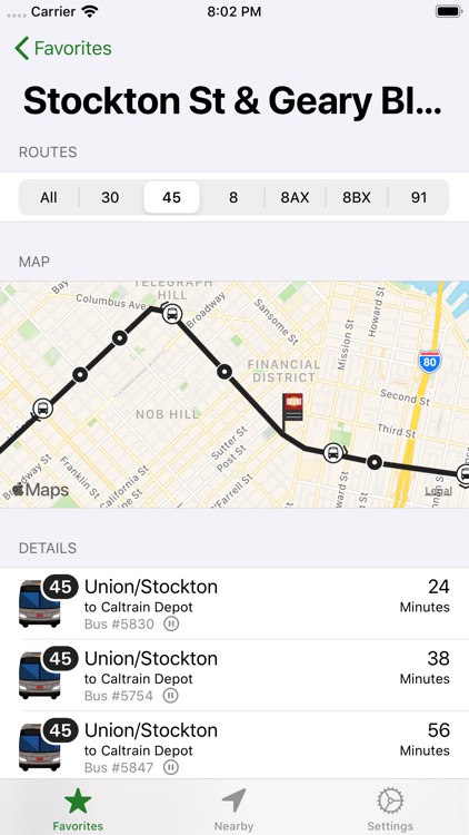 SF TimeTable
