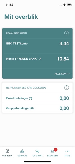 Fynske Bank Mobilbank Erhverv(圖2)-速報App