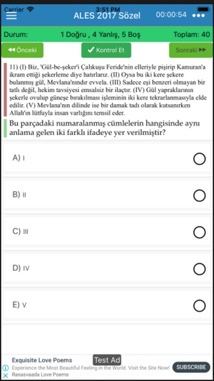 ALES Çıkmış Soruları screenshot-4