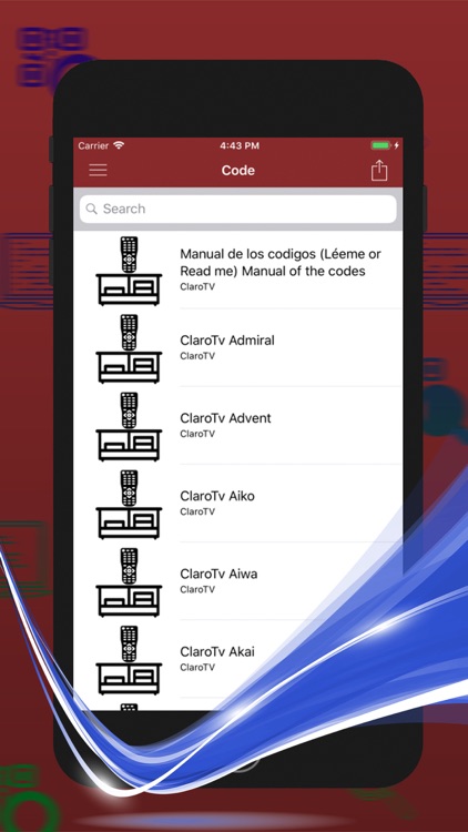 Control Code For Claro TV