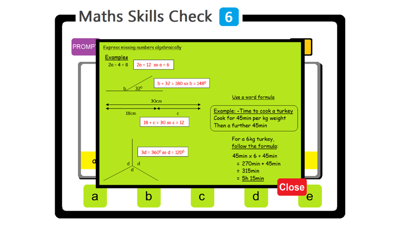 PAM Maths Skills Check 6 screenshot 4