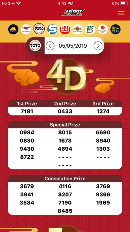 4d result cambodia king 4D Results