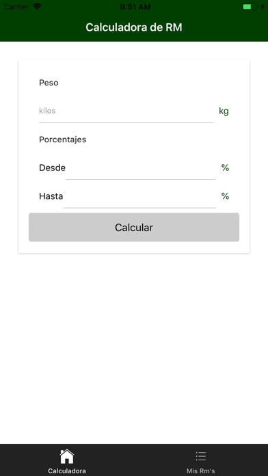 OhMyWod - Calculadora de RM screenshot 2