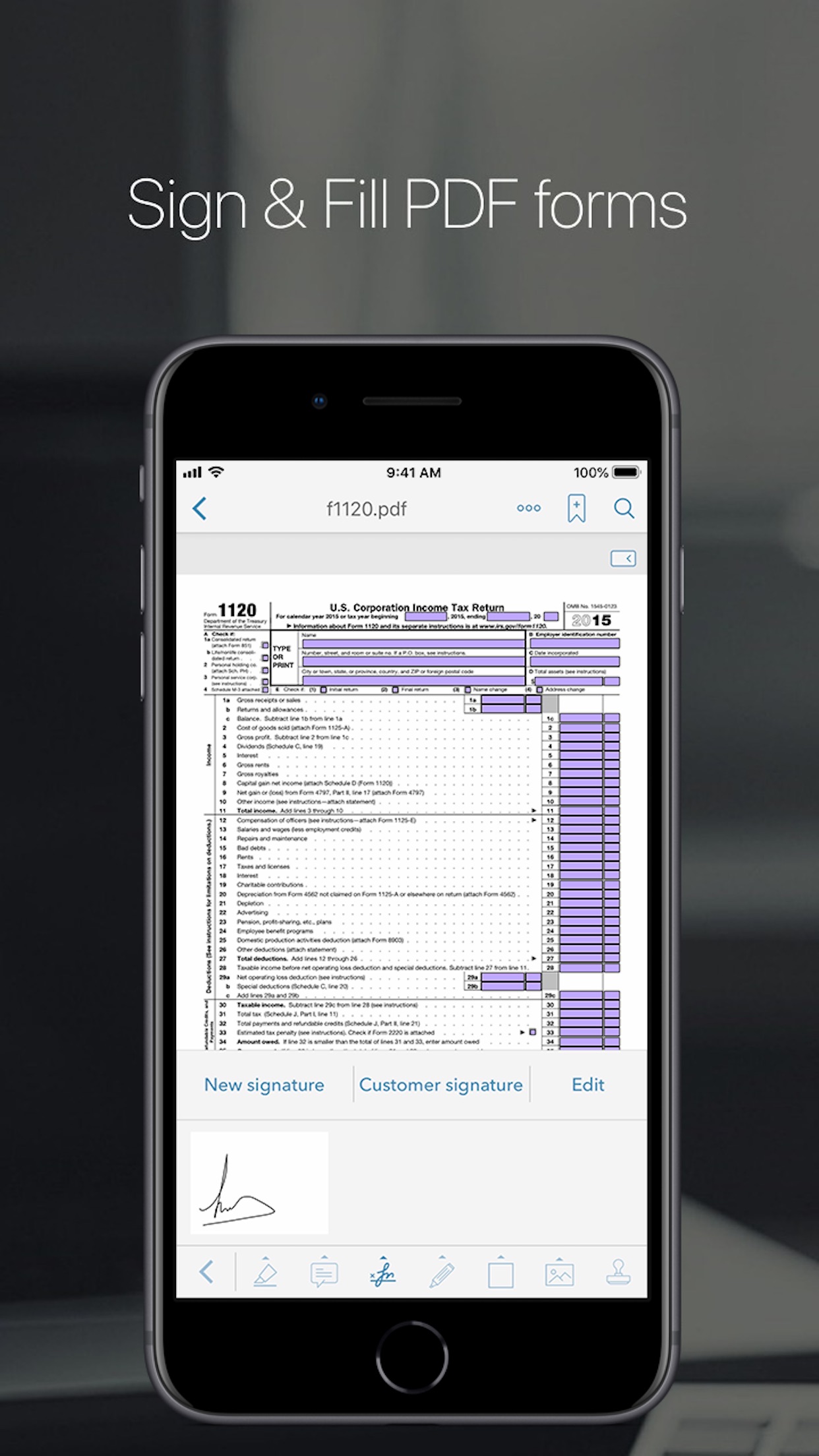 Screenshot do app PDF Reader Pro Edition®