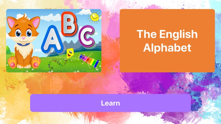 Learn English Alphabets app