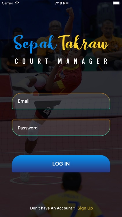 Sepak Takraw Court Manager