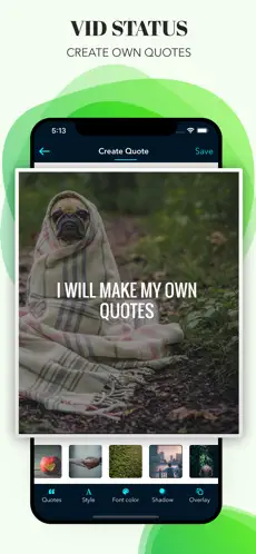 Screenshot 5 Vid -Video Status & Life Quote iphone