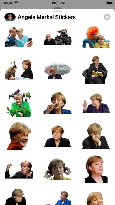 Angela Merkel Stickers screenshot 3