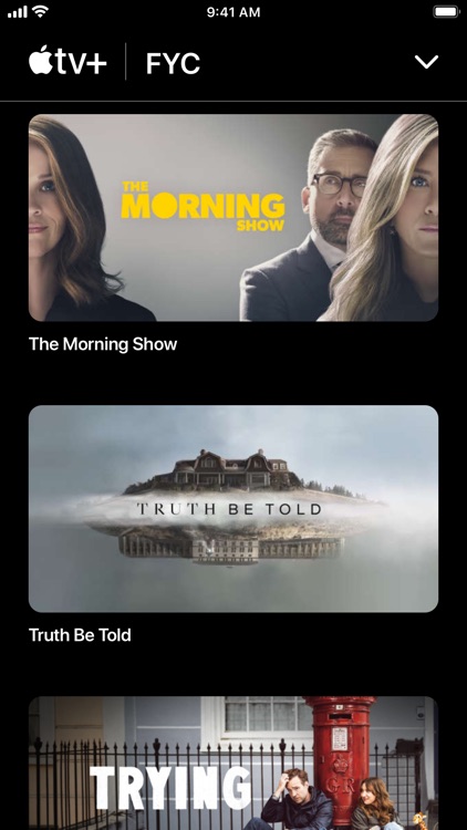 Apple TV+ Screeners