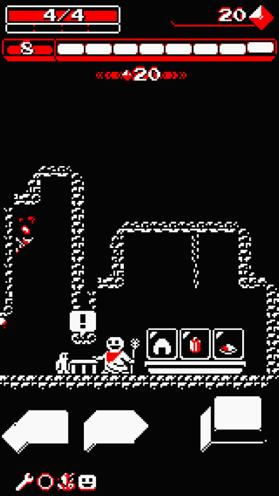 Screenshot from Downwell