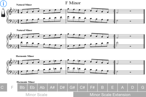 Minor Scales Piano screenshot 4