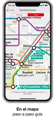 Screenshot 4 Metro de Barcelona de TMB iphone