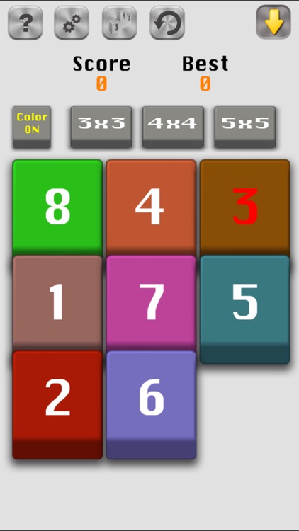 Number Slide-15 Fifteen puzzle