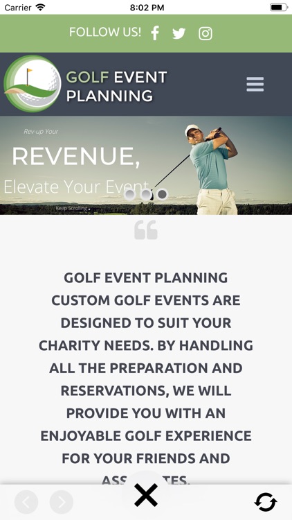 Golf Event Planning