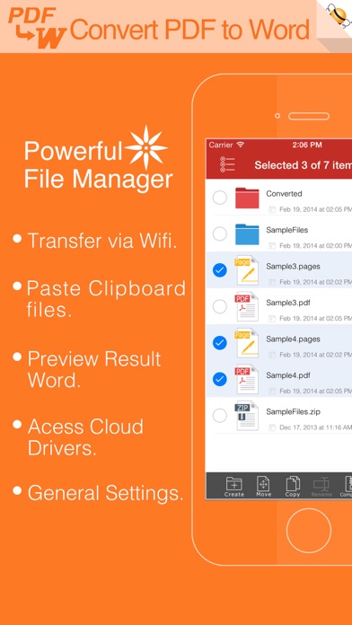 How to cancel & delete PDF to Word Pro by Flyingbee from iphone & ipad 3