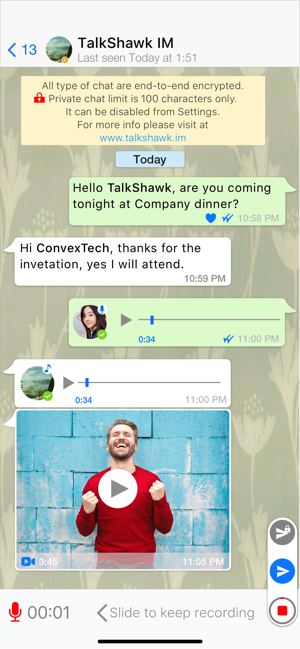 TalkShawk Messenger(圖4)-速報App