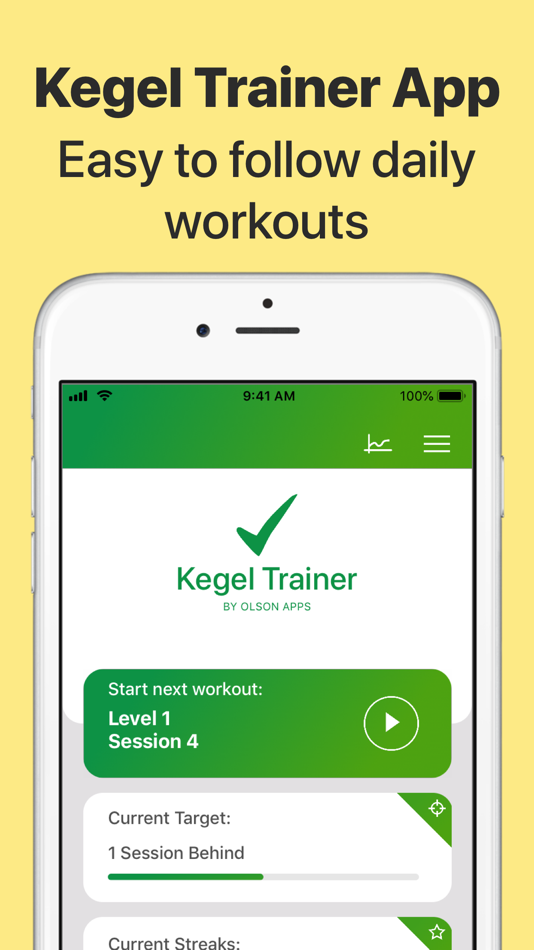 Kegel Trainer PFM Exercises by Olson Applications Limited (iOS Apps