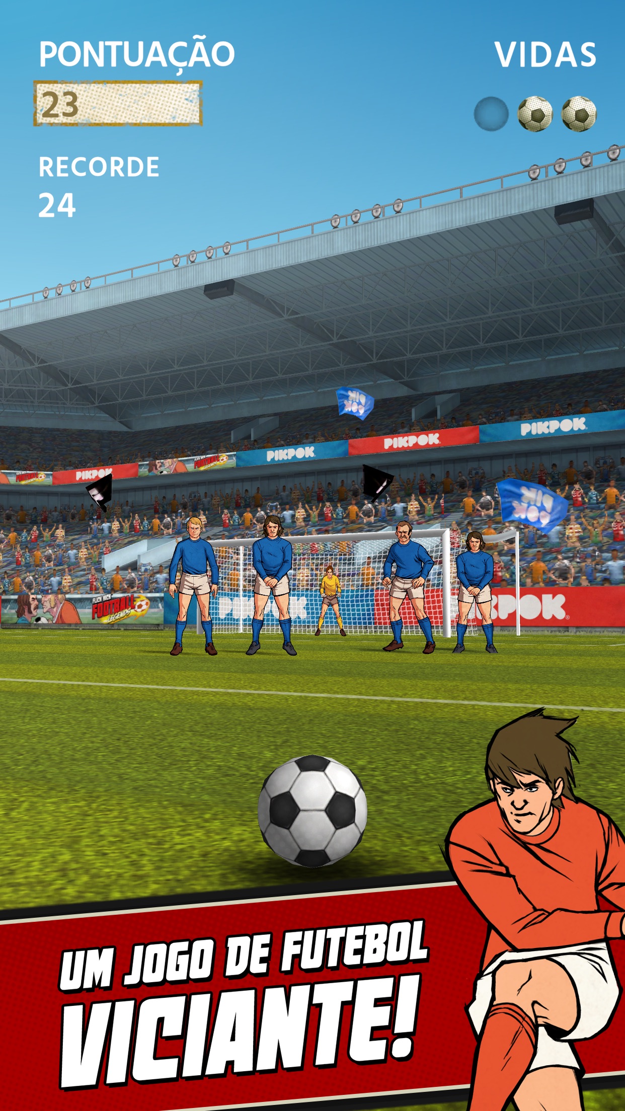 Screenshot do app Flick Kick Football