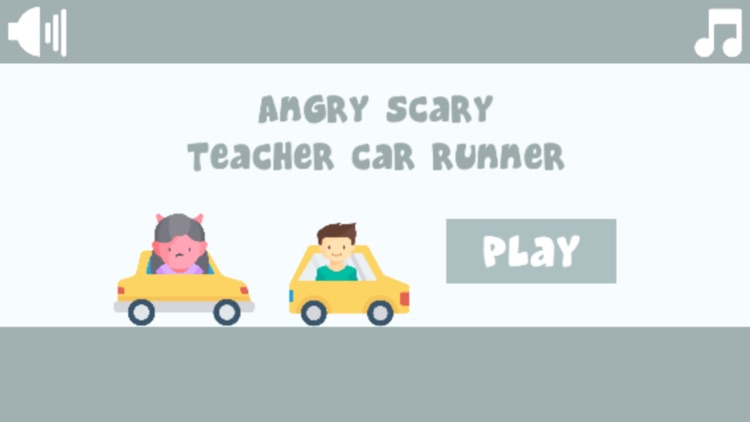 Angry Scary Teacher Car Runner