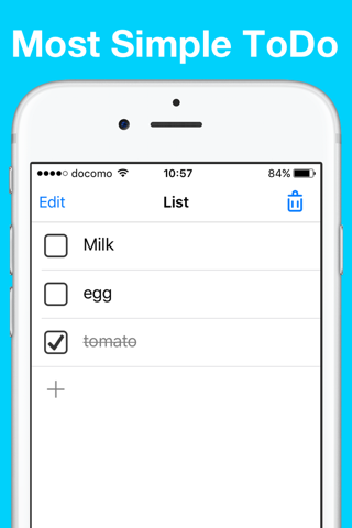 ToDo List - 1 task list - náhled