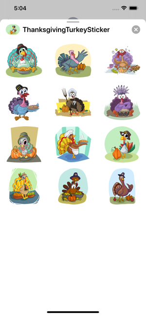 Thanksgiving Turkey Sticker(圖2)-速報App