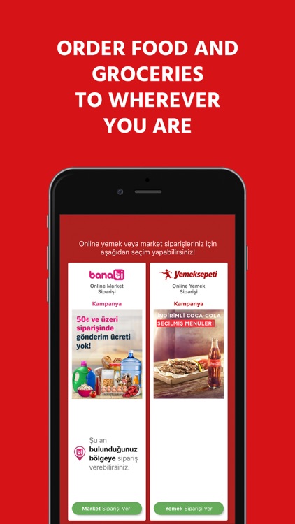 Yemeksepeti: Food & Grocery screenshot-0