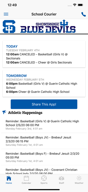 Shortridge Athletics - Indiana(圖2)-速報App