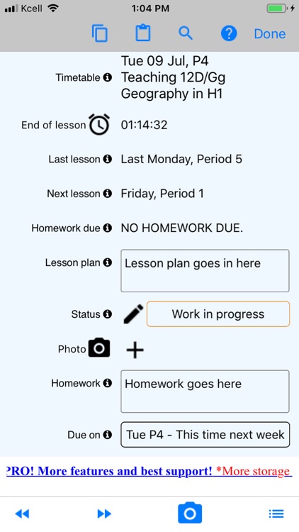 Teachers Lesson Planner