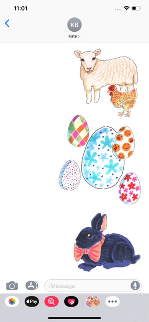 Easter Greetings Stickers(圖6)-速報App