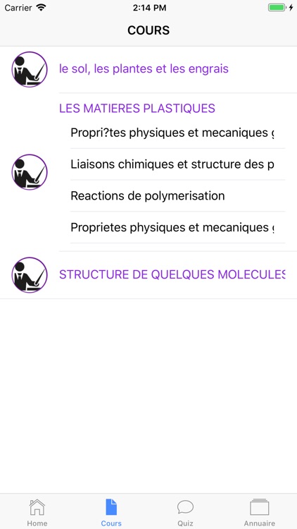 Chimie 1ère ES screenshot-3