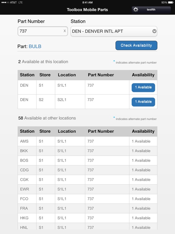 Boeing Toolbox Mobile Parts