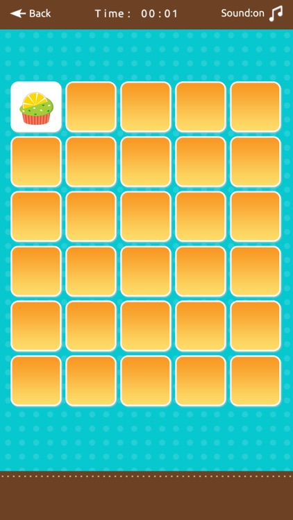 Cupcakes Memory Match Game screenshot-3